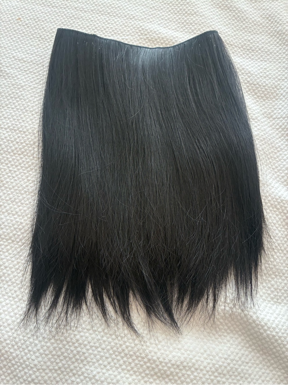 Black Halo Hair Extension - Sleek Straight
